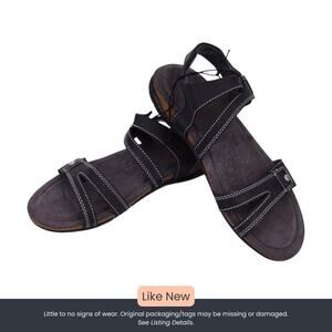 Khombu K Comfort Black Strappy Sandals Size 6